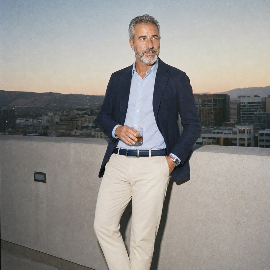 THE CLASSIC BELT - BLU